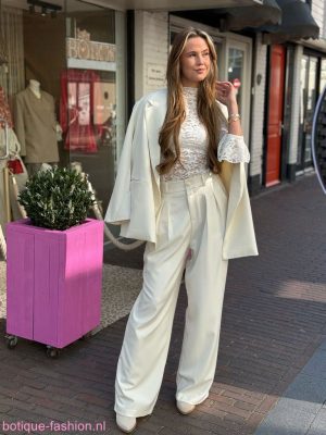 Jus De Pom Pantalon Creme