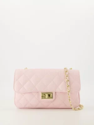 Sophia Klassieke Leren Handtas Baby Roze